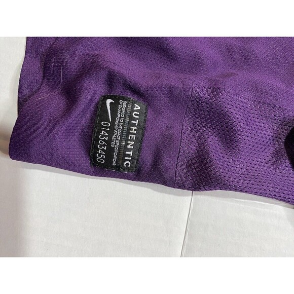Nike Dri Fit Soccer Jersey Women XL Purple Mesh USA National Team Semi Sheer - Picture 2 of 8